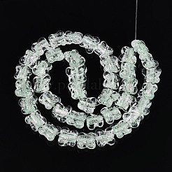 Бусы лэмпворк ручной работы LAMP-N028-03C