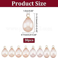 Подвески из натурального жемчуга PEAR-NB0001-45