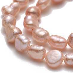 Brins de perles de culture d'eau douce naturelles&nbsp;PEAR-A005-10D-X