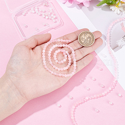 2 нитка натуральный розовый кварц бусины нити G-HY0001-95