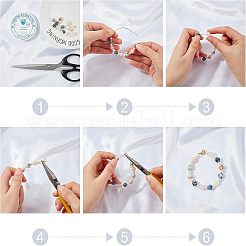 Бусины из натурального смешанного драгоценного камня G-NB0001-82