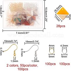 Наборы для изготовления сережек с подвесками своими руками DIY-OC0005-10