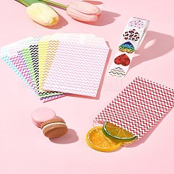 45шт 9 цвета белые пакеты из крафт-бумаги CARB-FS0001-02