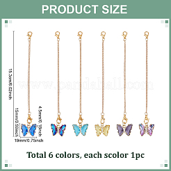 6 Stück Messing-Cup-Charms mit Mikropflaster und klaren Zirkonia&nbsp;HJEW-PH02259
