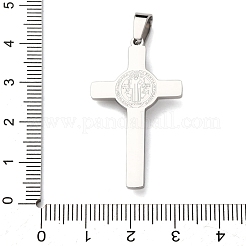Подвески-кресты Иисуса из нержавеющей стали 304 STAS-F323-12P