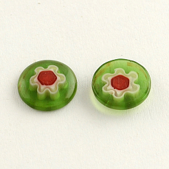 Ручной Millefiori стекло кабошоны LK-R005-19