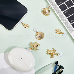 6 шт. 3-х видов пластиковых мобильных пылезащитных заглушек&nbsp;HJEW-CN00011