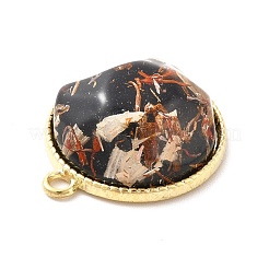 Подвески из смоляных ракушек&nbsp;RESI-D054-02LG-03