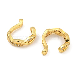 Серьги-манжеты из циркония EJEW-C104-093G