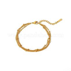 Многослойные браслеты-спутнички из нержавеющей стали для женщин KV6681