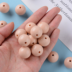 Непрозрачные акриловые бусины&nbsp;MACR-S370-C20mm-34