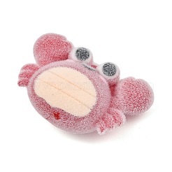 Silikonanhänger mit Tiermotiven aus beflocktem Material&nbsp;SIL-C012-01A-01