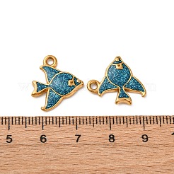 304 Edelstahl-Emaille-Anhänger&nbsp;LS-STAS-Q363-01A-G