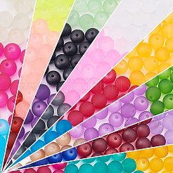 Прозрачные стеклянные бусины GLAA-PH0006-01