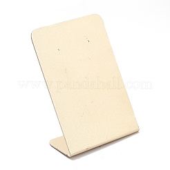 アルミ合金イヤリングディスプレイスタンド  L字型  8.5x3.1x7cm  穴：1.4mm&nbsp;EDIS-E009-02G-02
