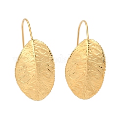 Серьги-подвески в форме листьев из нержавеющей стали 304&nbsp;EJEW-V012-01G