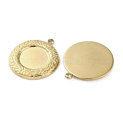 Ionenplattierung (IP) 304 Edelstahl Anhänger Canbochon Srttings&nbsp;STAS-C090-08A-G