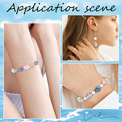 120шт 12 стиля гальванических стеклянных бусин EGLA-SC0001-19