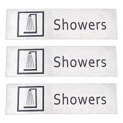 Наклейки-знаки из нержавеющей стали 430 STAS-GF0001-06E