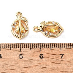 Латунные микро проложить кубического циркония подвески KK-A259-23G