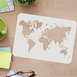 Grandi modelli di stencil per pittura da disegno riutilizzabili in plastica&nbsp;DIY-WH0202-438