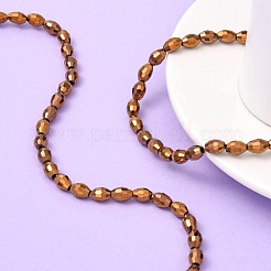 Гальванические стеклянные бусины&nbsp;X-GC881Y-4