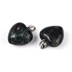 Подвески из натуральной камбабы с яшмой&nbsp;G-T143-49B