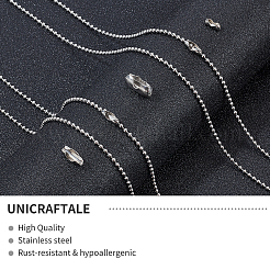 600 connecteur de chaîne à billes en acier inoxydable 304 de 4 styles&nbsp;STAS-UN0026-97