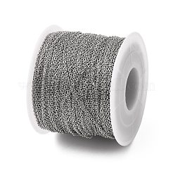 Cadenas de cable de acero inoxidable 304 resistentes al deslustre&nbsp;CHS-Q001-10-100m