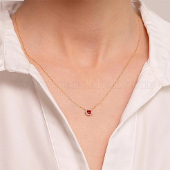925 collier en argent vintage simple tempérament clavicule chaîne zircon coloré collier exquis&nbsp;ND6221-2