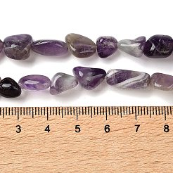 Природный аметист нитей бисера&nbsp;G-C268-A05-8x10mm