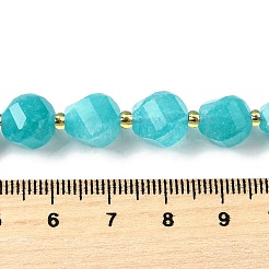 Нити бусин из натурального кварца окрашенные G-U023-A02-17