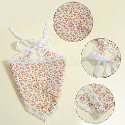 Цветочный декор кружевные треугольные банданы OHAR-WH20005-08B