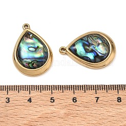 Natur Paua Muschel Anhänger&nbsp;SA-CBA11D7-27B-G