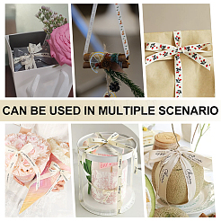 30 ярд хлопковой ленты с принтом «Вечно люблю» OCOR-WH0086-87A