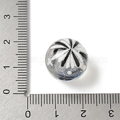 Прозрачные смоляные эмалевые бусины&nbsp;RESI-M052-01A