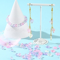 Экологичные прозрачные акриловые бусины&nbsp;TACR-FS0001-07