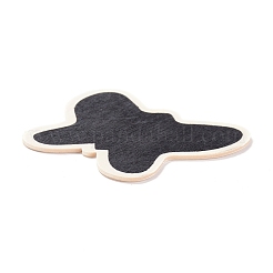 Деревянные мини-доски с бабочками AJEW-M035-03