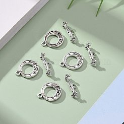 Tibetischen Stil Legierung Knebel  Verschlüsse&nbsp;X-LF1081Y-NF