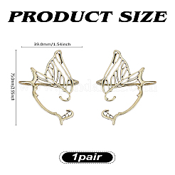 2 шт. 2 стиля&nbsp;EJEW-LP0012-14AB