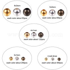 Spacer бисер латунные&nbsp;KK-PH0034-75