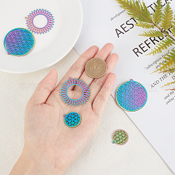 6 шт. 3 подвески из нержавеющей стали 201&nbsp;STAS-UN0020-19M