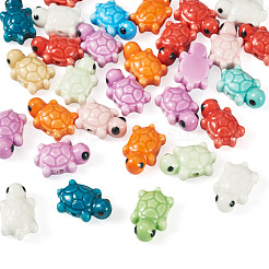 30 pièces de perles en porcelaine faites à la main&nbsp;PORC-TA0001-73A