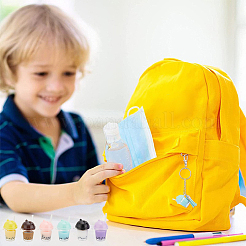 Набор для самостоятельного изготовления брелока в виде чашки с молоком в виде медведя DIY-AR0003-66