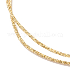 Изготовление браслета из плетеного шнура из полиэстера&nbsp;AJEW-JB01375-01