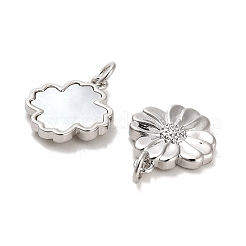 Латунные подвески из ракушек KK-K365-08E-P