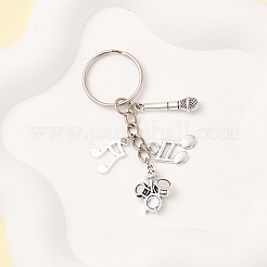 Брелок из сплава с музыкальной тематикой&nbsp;KEYC-FS00029-01