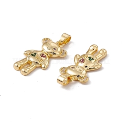 Латунные микро проложить кубического циркония подвески KK-E068-VC050