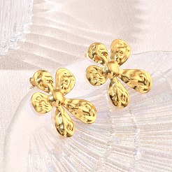 Pendientes de acero inoxidable 304 para mujer&nbsp;SA-CBA46AF-18G