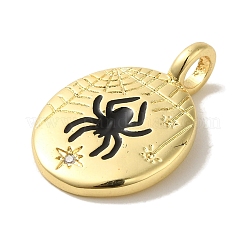 Латунные микро проложить кубического циркония подвески KK-Z042-23G-01